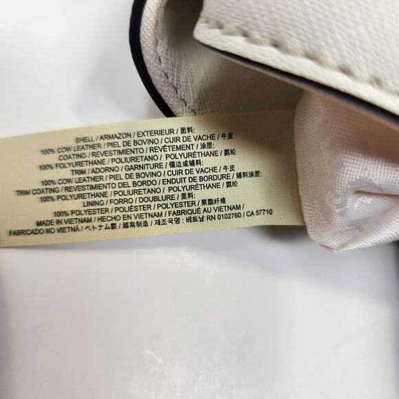 Kate Spade Laurel Way Evangelie Leather Satchel Crossbody Handbag Beige Cream - Picture 9 of 10